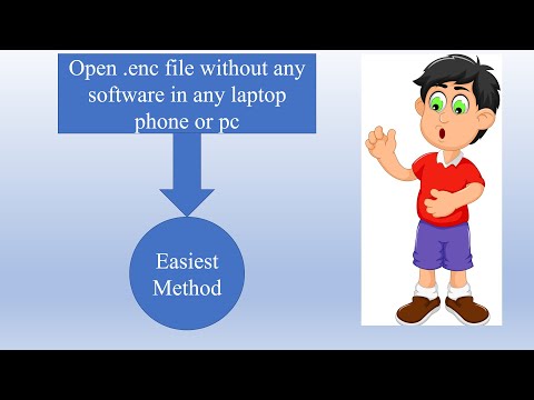 How To Open Enc File